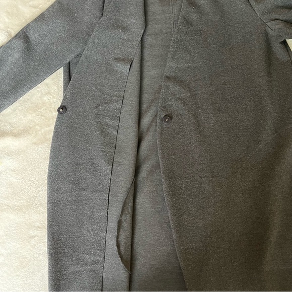 Gentle Fawn - Charcoal Overcoat with Inverted hems - Picture 5 of 9